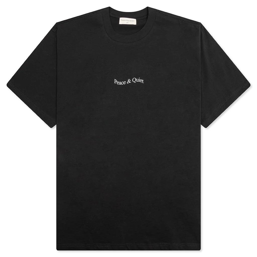 Wordmark T Shirt Black
