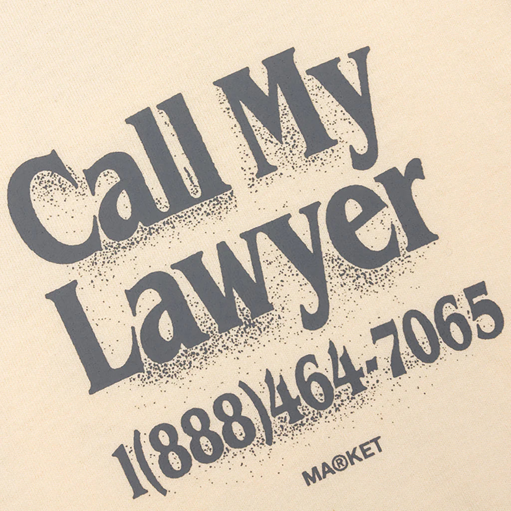 Call My Lawyer 3D T Shirt Butter Cream