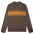 Lightweight Striped Sweater Brown