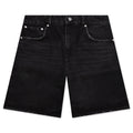 Tailored Denim Shorts Black