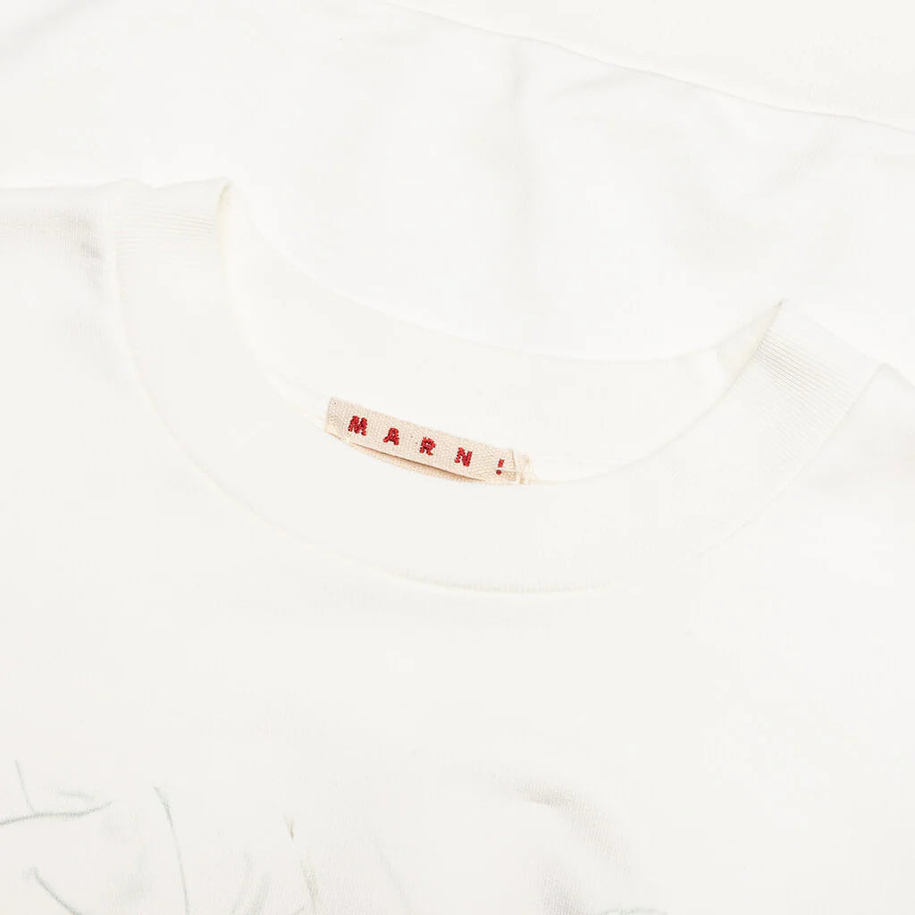 Logo Sweatshirt Natural White