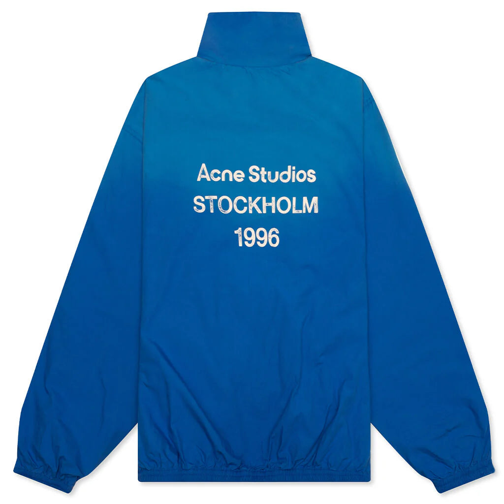 Logo Zipper Jacket Bright Blue