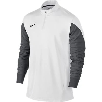 Nike Squad LS Midlayer Top White