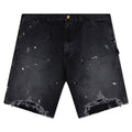 Double Knee Shorts Black