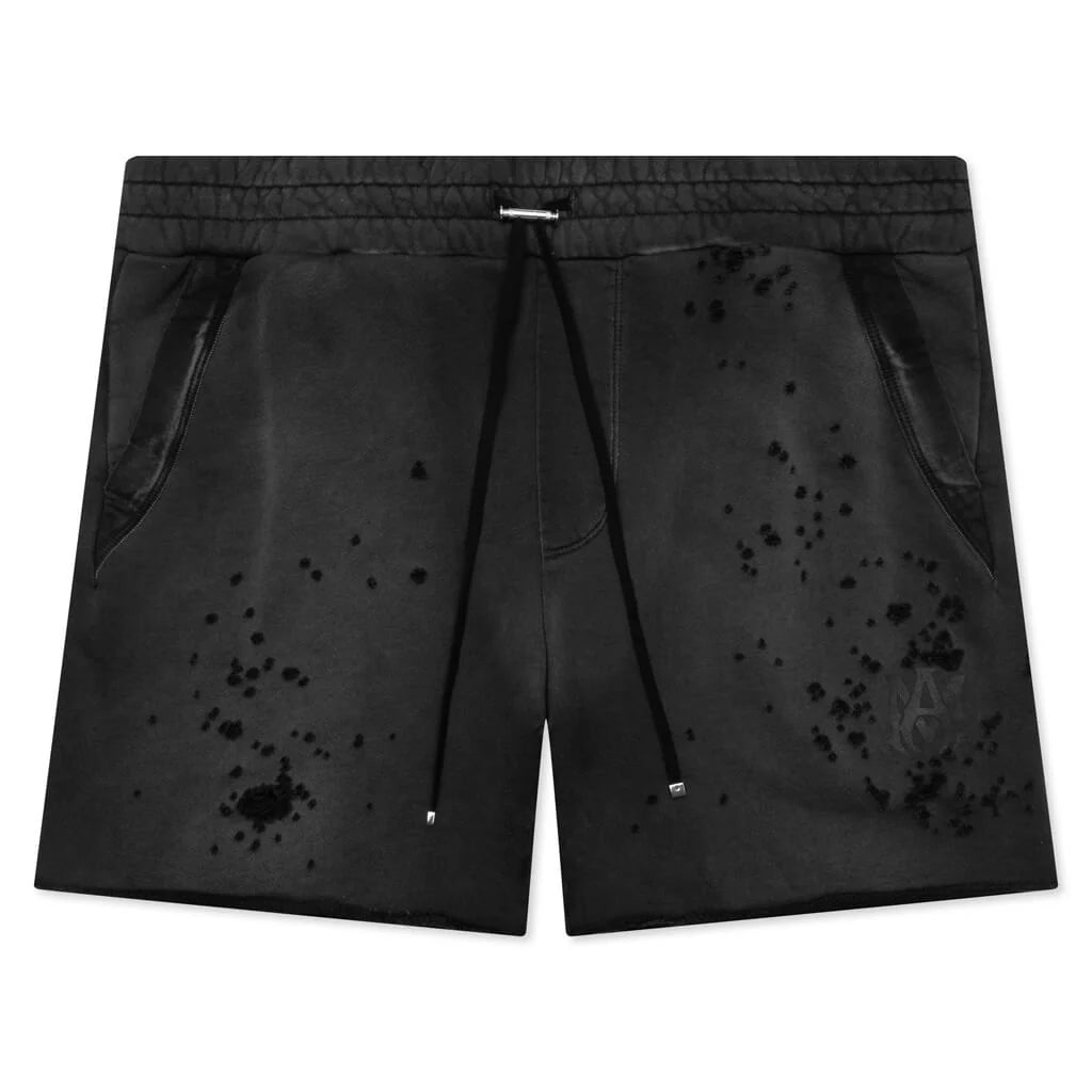 Core Logo Shotgun Sweat Shorts Faded Black