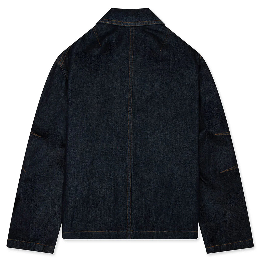 Robinson Washed Denim MW Coat Indigo