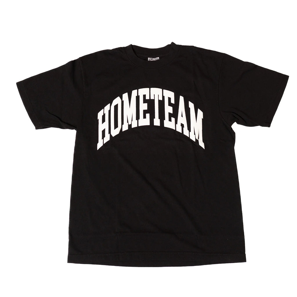 HOMETEAM Puff Print Logo Tee Black and White