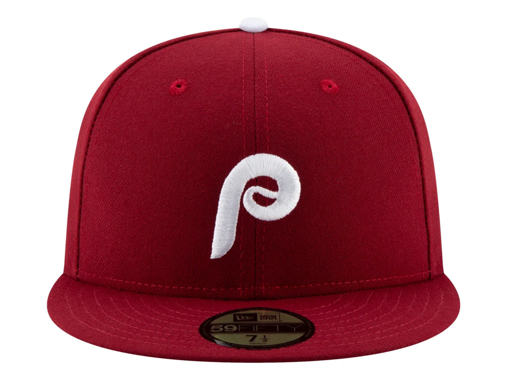 Gorra New Era Philadelphia Phillies Rojo Oscuro para Hombre