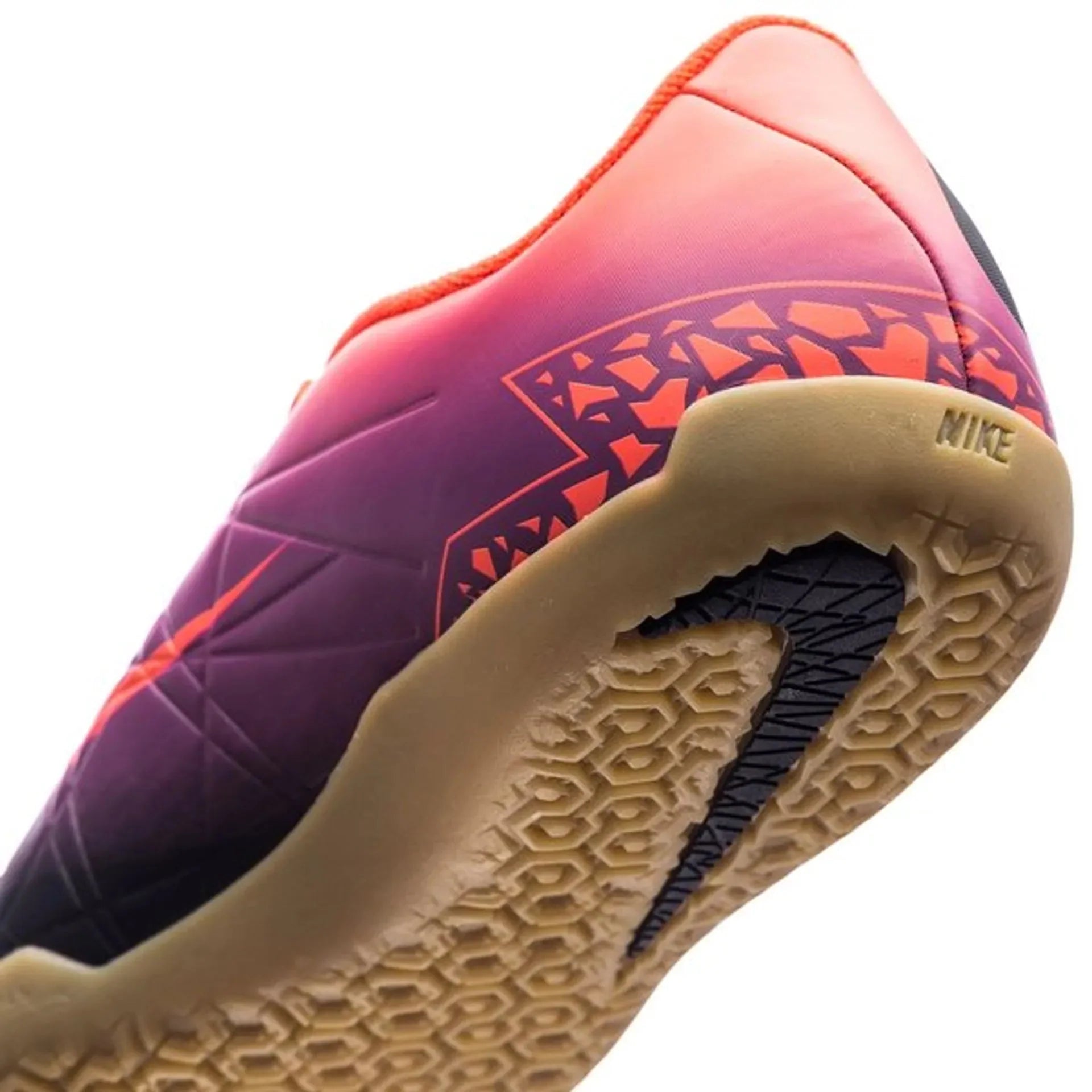 Nike JR HyperVenom Phelon II IC Indoor Shoes Total Crimson Obsidian Vivid Purple