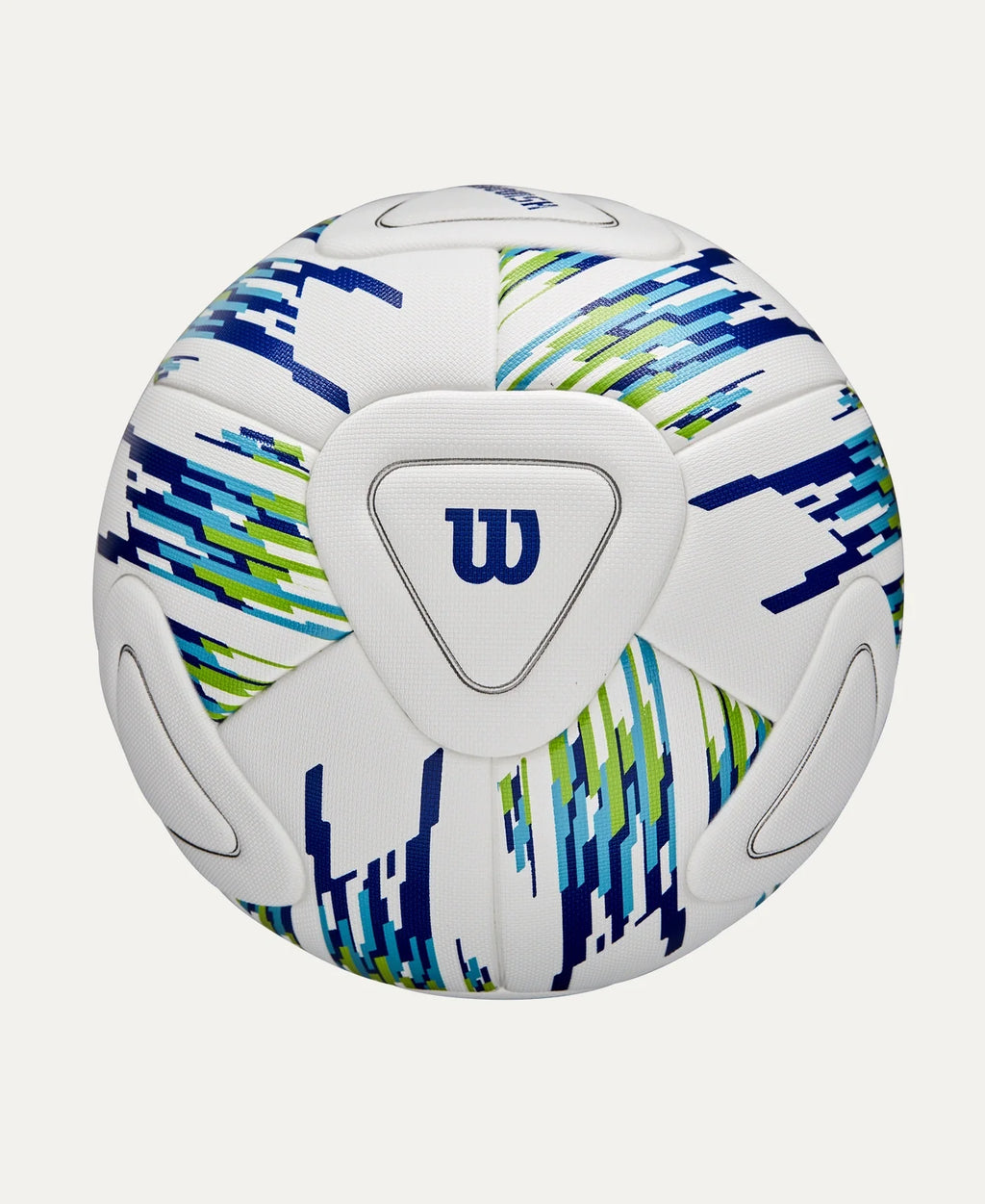 Wilson NCAA Vanquish Match Soccer Ball White Blue Green