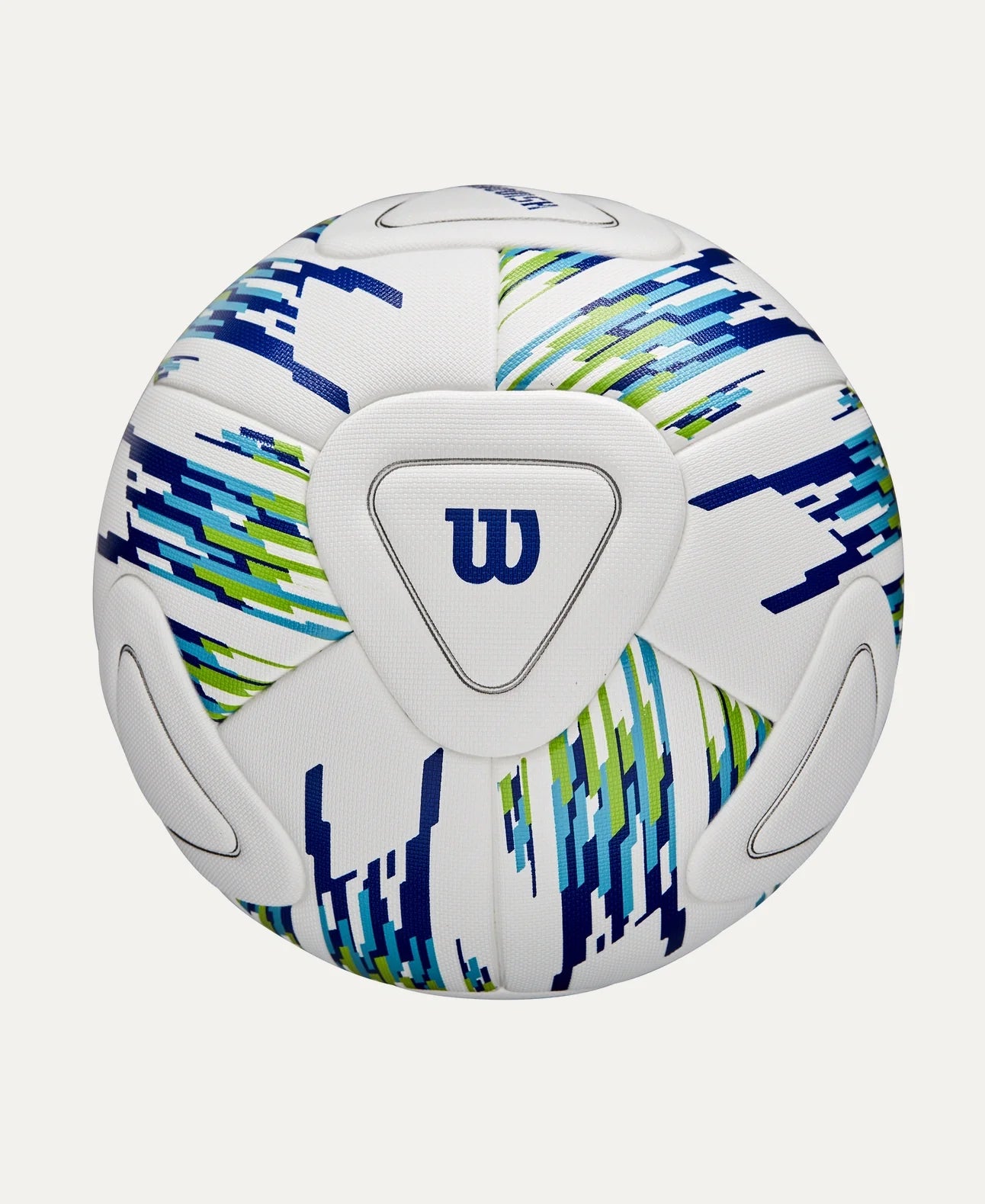 Wilson NCAA Vanquish Match Soccer Ball White Blue Green