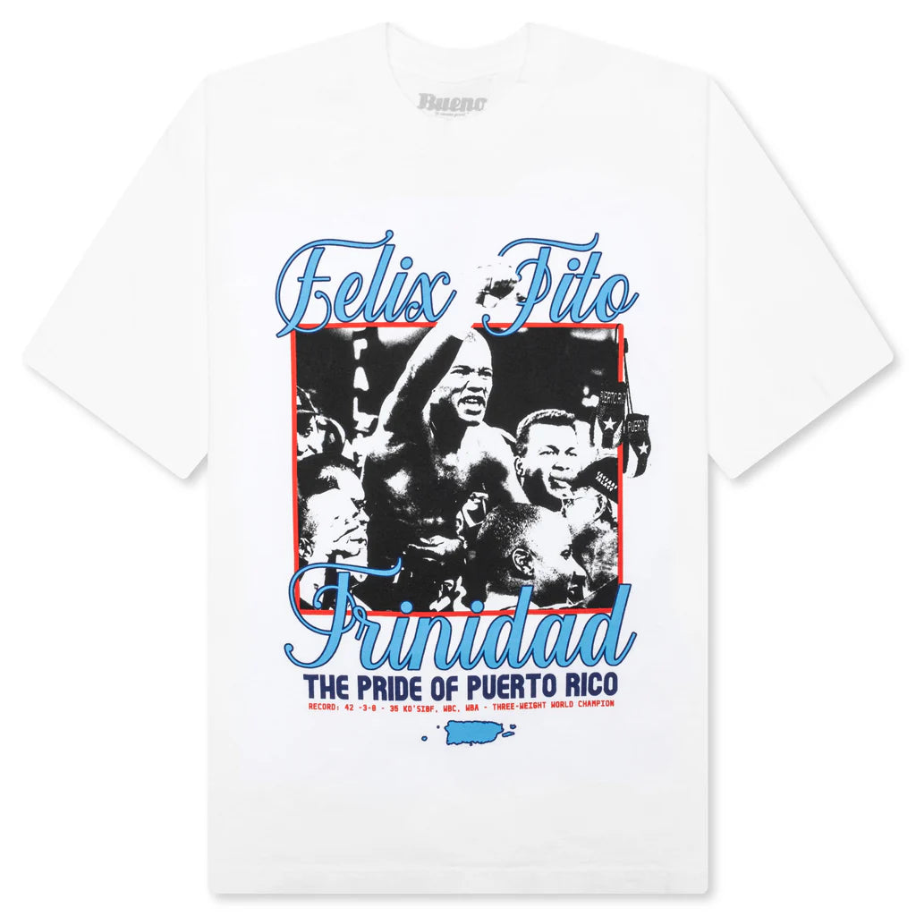 Tito Trinidad S S Tee White