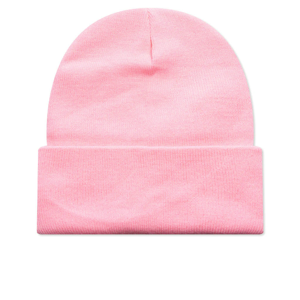 Embroidered Beanie Pink
