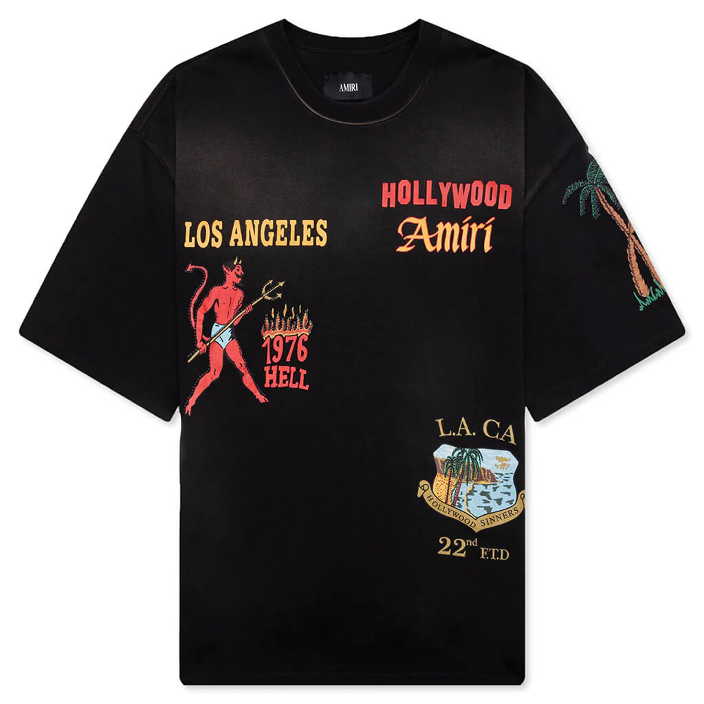 Sinners Oversized Tee Black