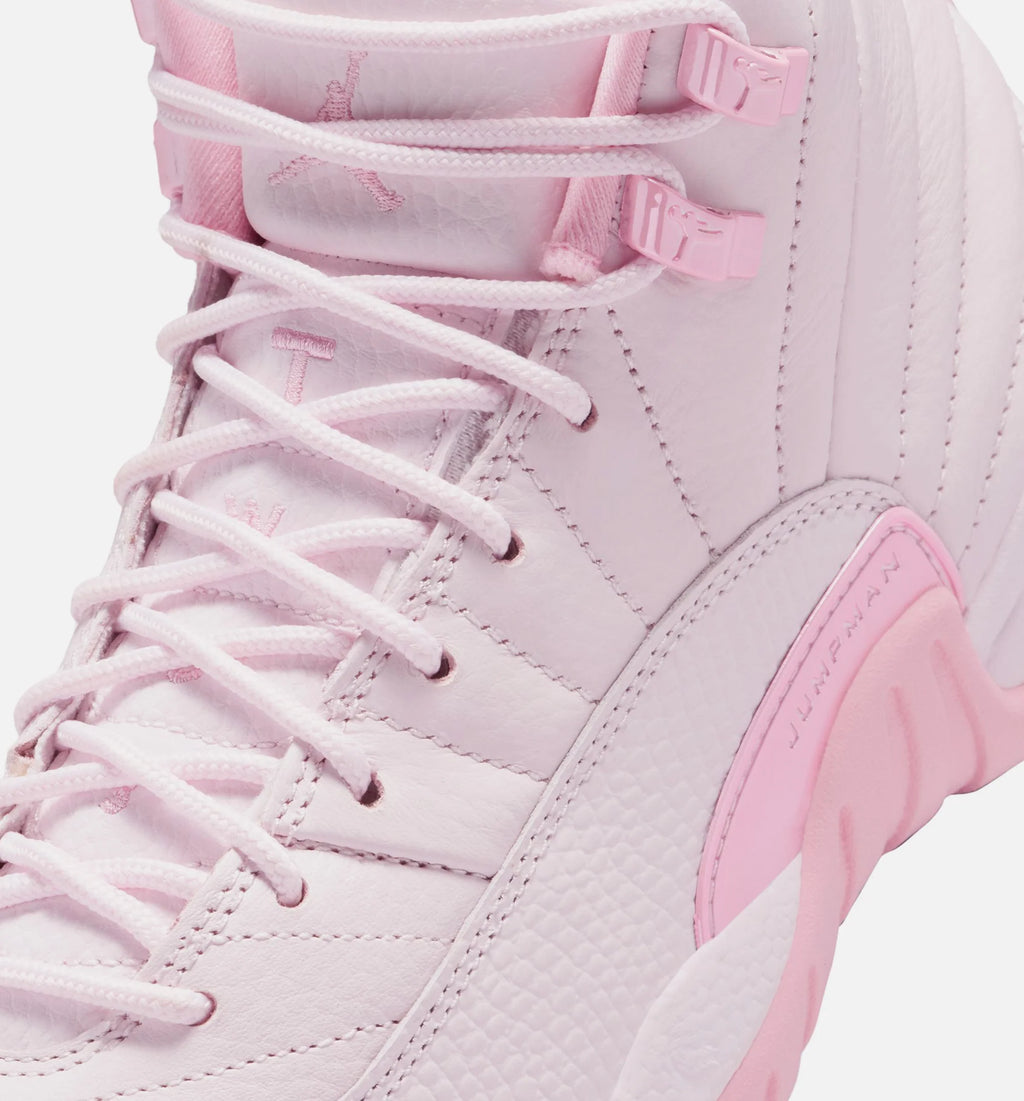 Air Jordan 12 Retro Pearl Pink Grade School Lifestyle Shoe Pearl Pink Medium Soft Pink