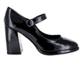 Zapatillas de Charol Negro Stefania para Mujer