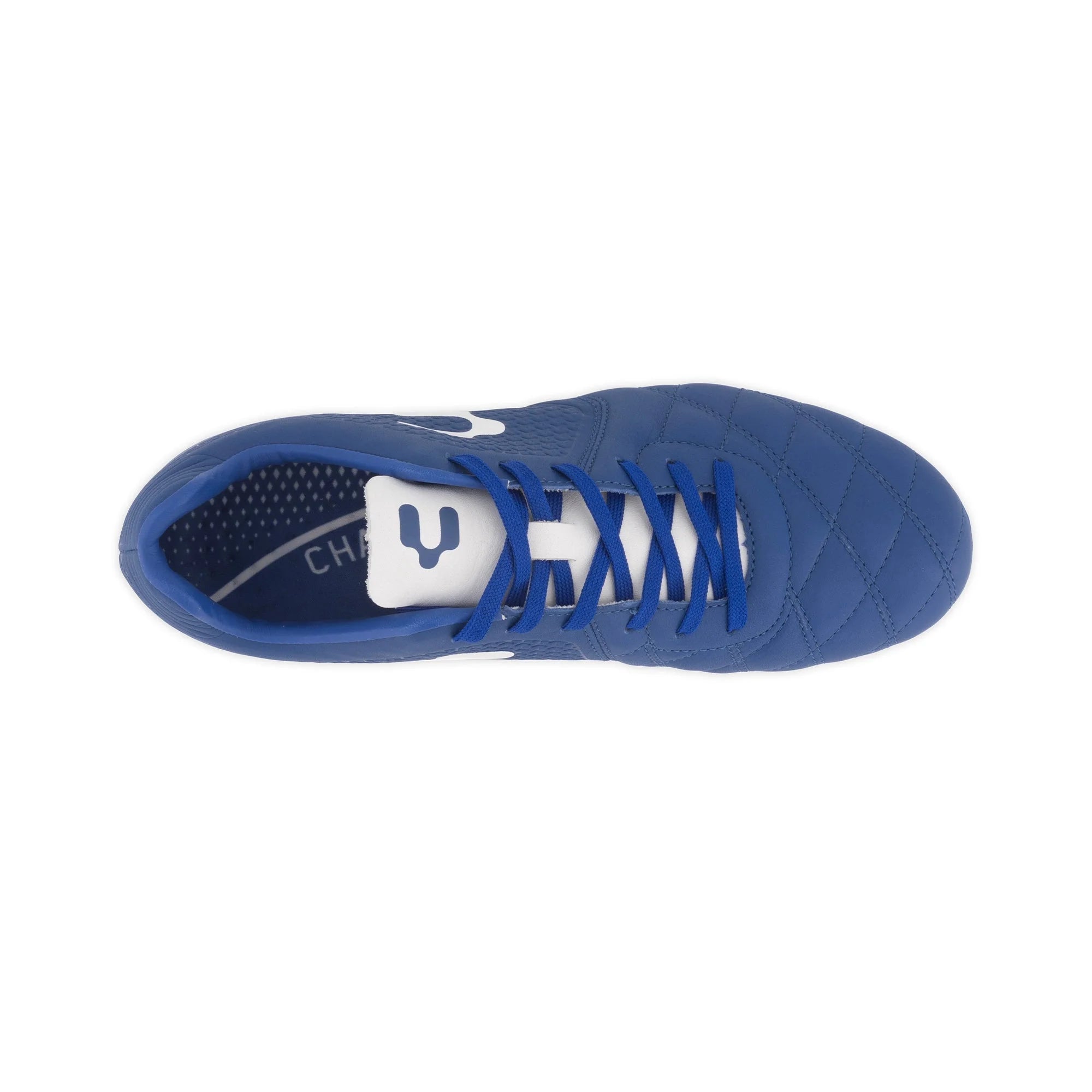 Charly Legendario LT FG 20 Firm Ground Soccer Cleats Royal White