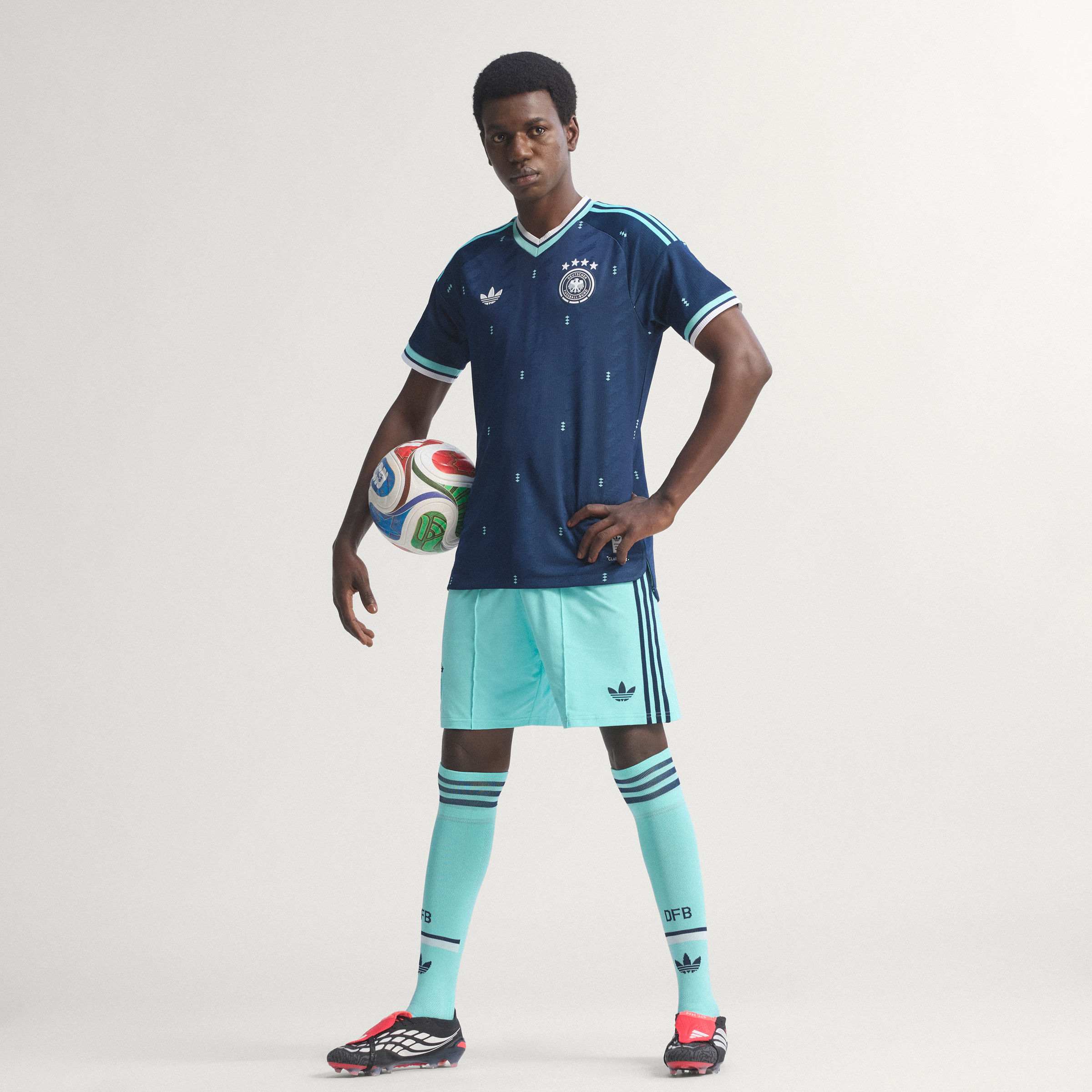adidas Germany Away Authentic Mens Soccer Jersey 2026 Navy