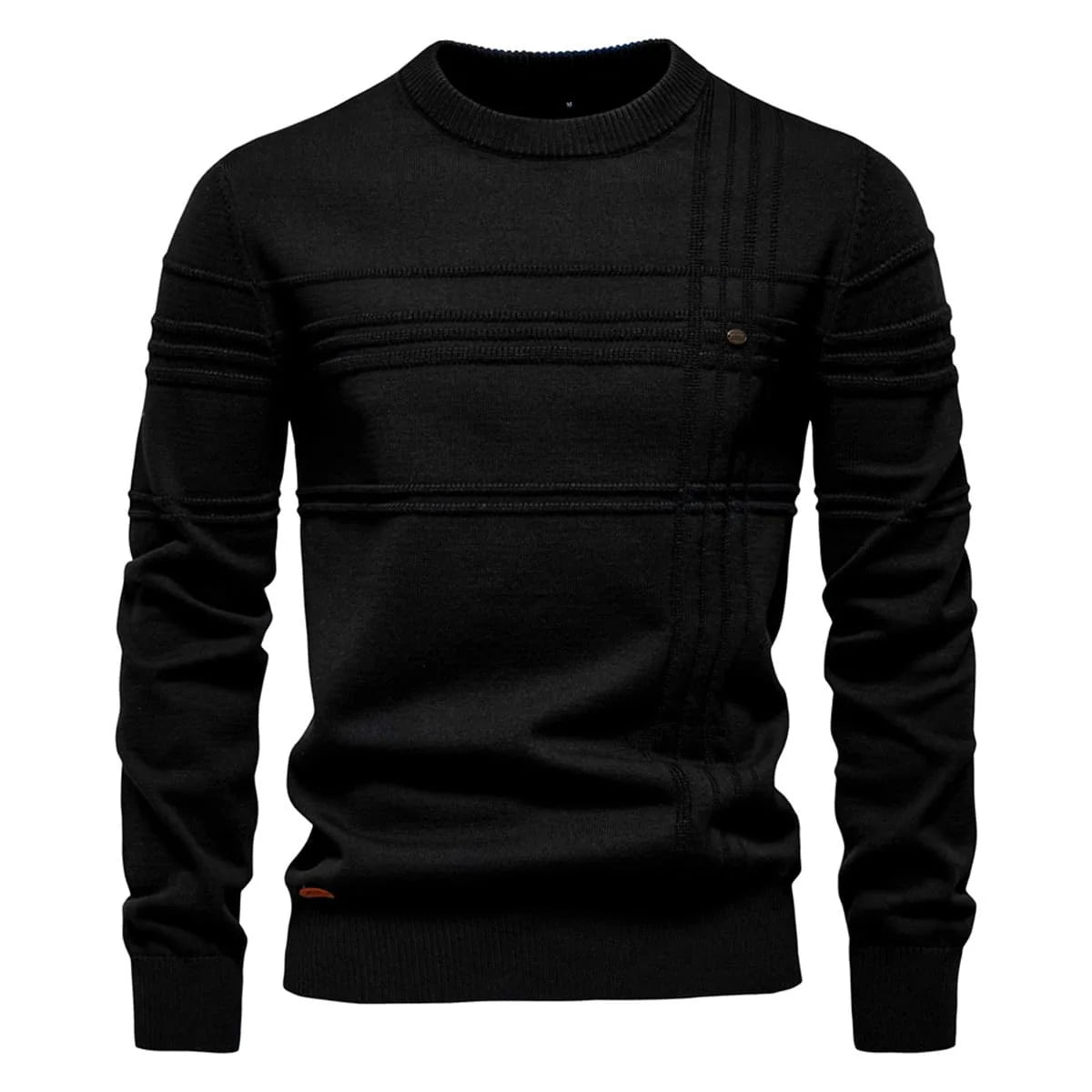 Mens Crew Neck Knit Sweater