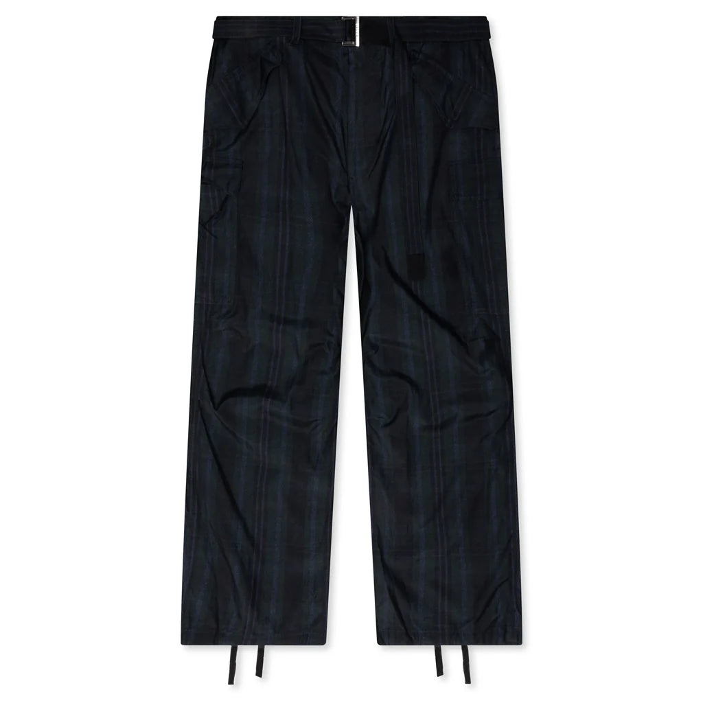 Plaid Pants Black