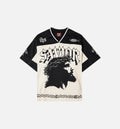 Savior Mesh Mens Jersey Beige Black