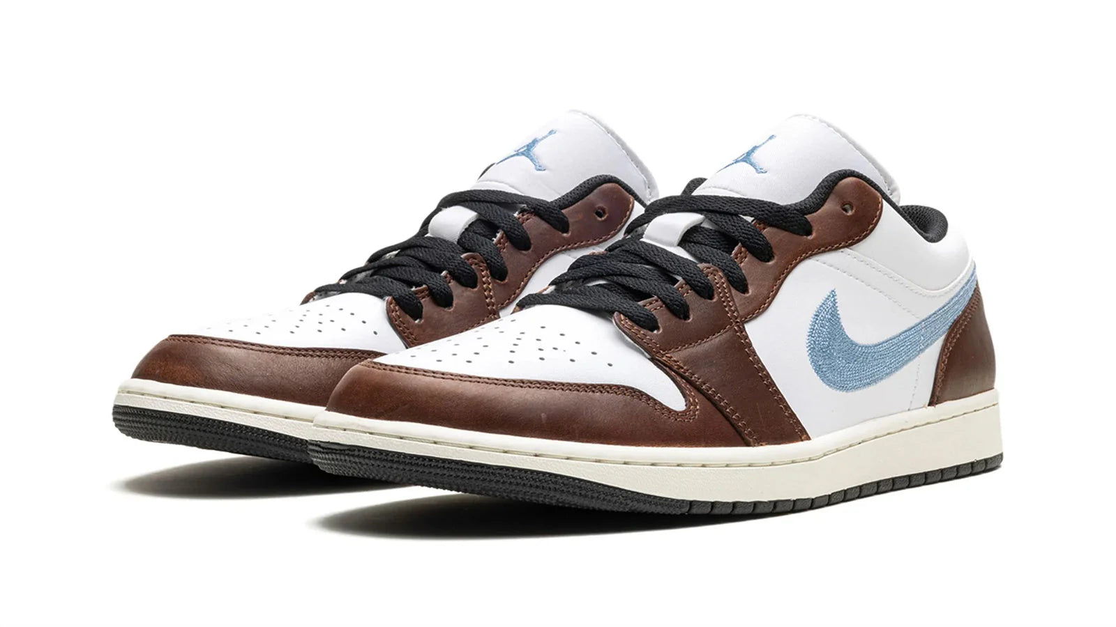 Air Jordan 1 Low SE Embroidered Swoosh Mocha