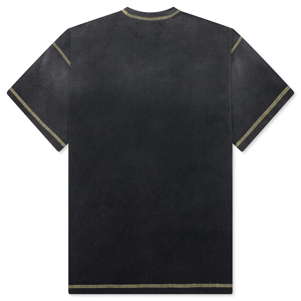 Where Theres Smoke Theres Fire Tee Vintage Black