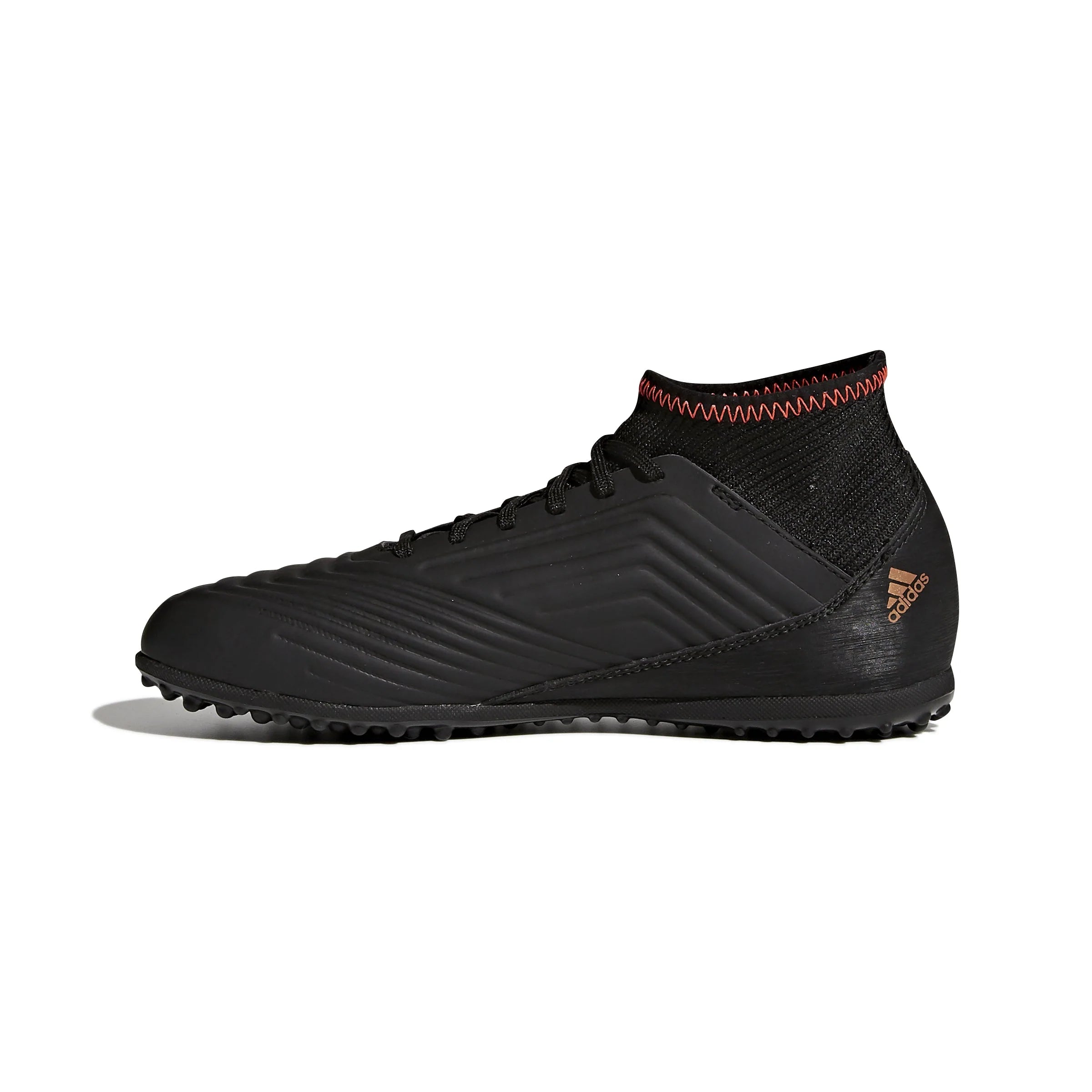 adidas Predator Tango 183 TF Turf Youth Soccer Cleats Black White Solar Red
