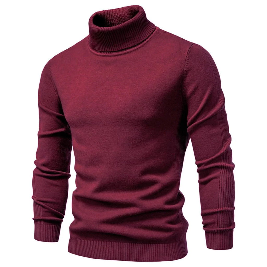 Mens Turtleneck Pullover Sweater