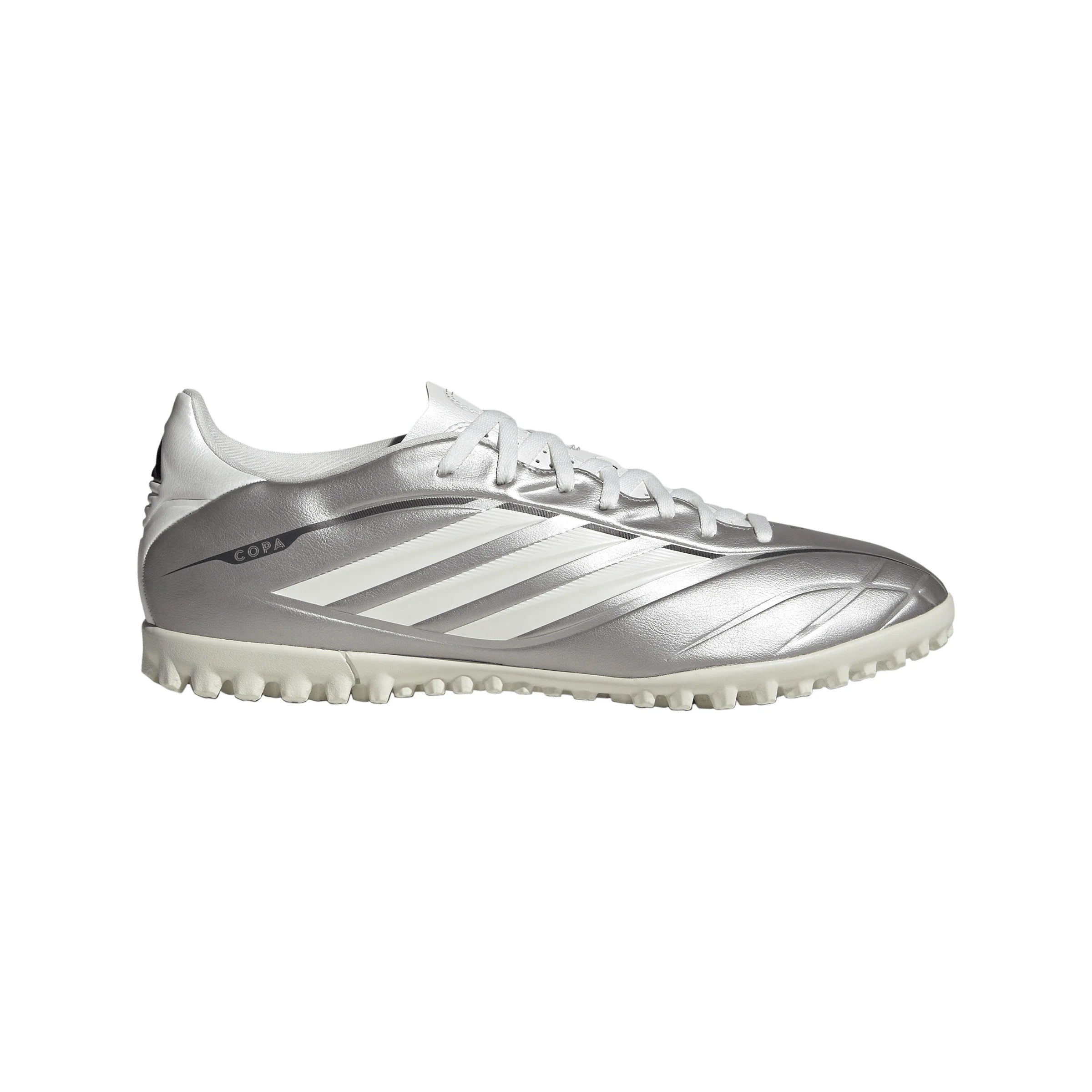 adidas Copa Pure IV Club TF Turf Mens Soccer Cleats Metal Silver