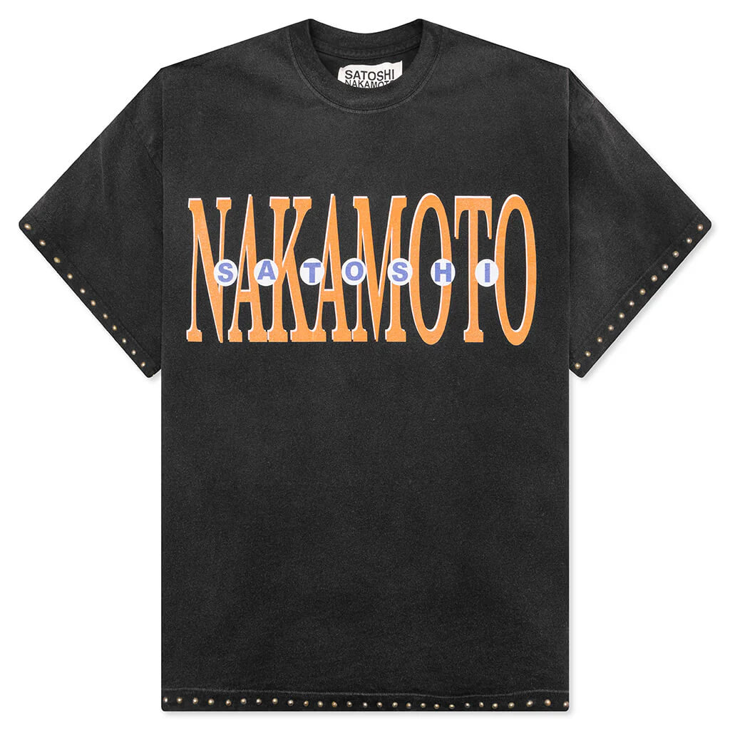 Gameshow Studded Tee Vintage Black