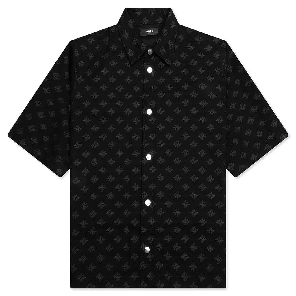 MA Quad Jacquard Shirt Black