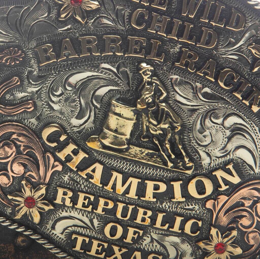 Racing Champion Studded Belt Brown