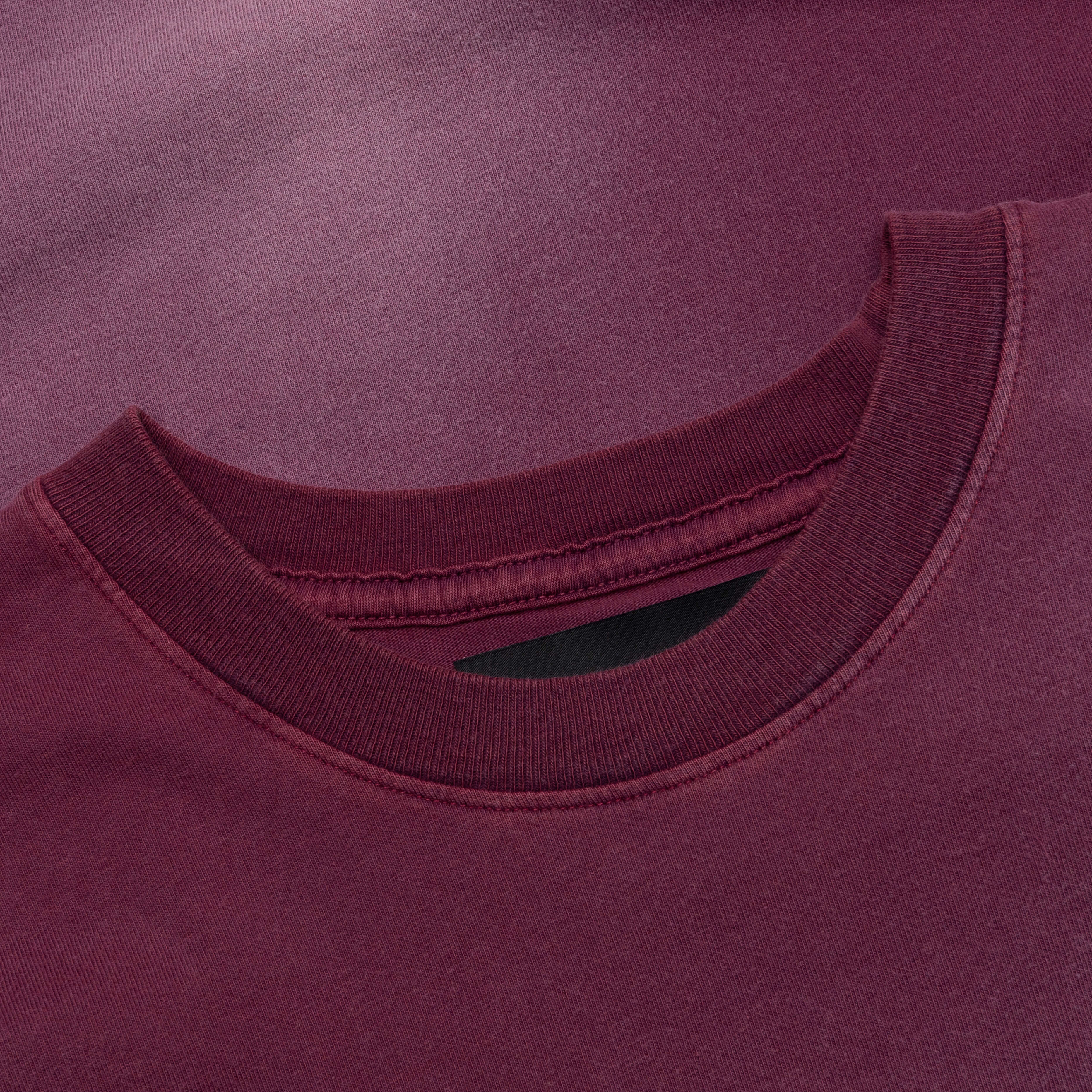 Logo T shirt Sunfade Plum