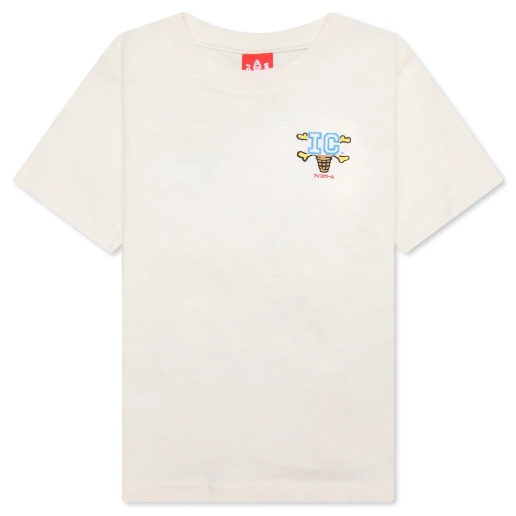 Kids Vending S S Knit Whisper White