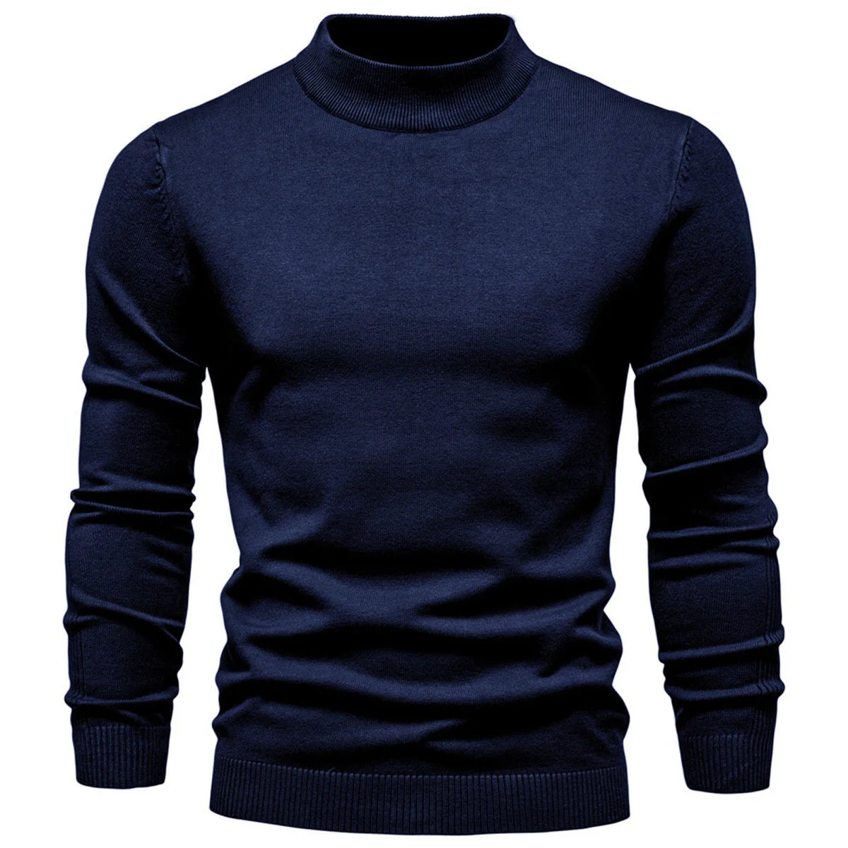 Mens Mockneck Pullover Sweater