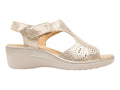 Sandalias Flexi Plataforma Color Oro para Mujer