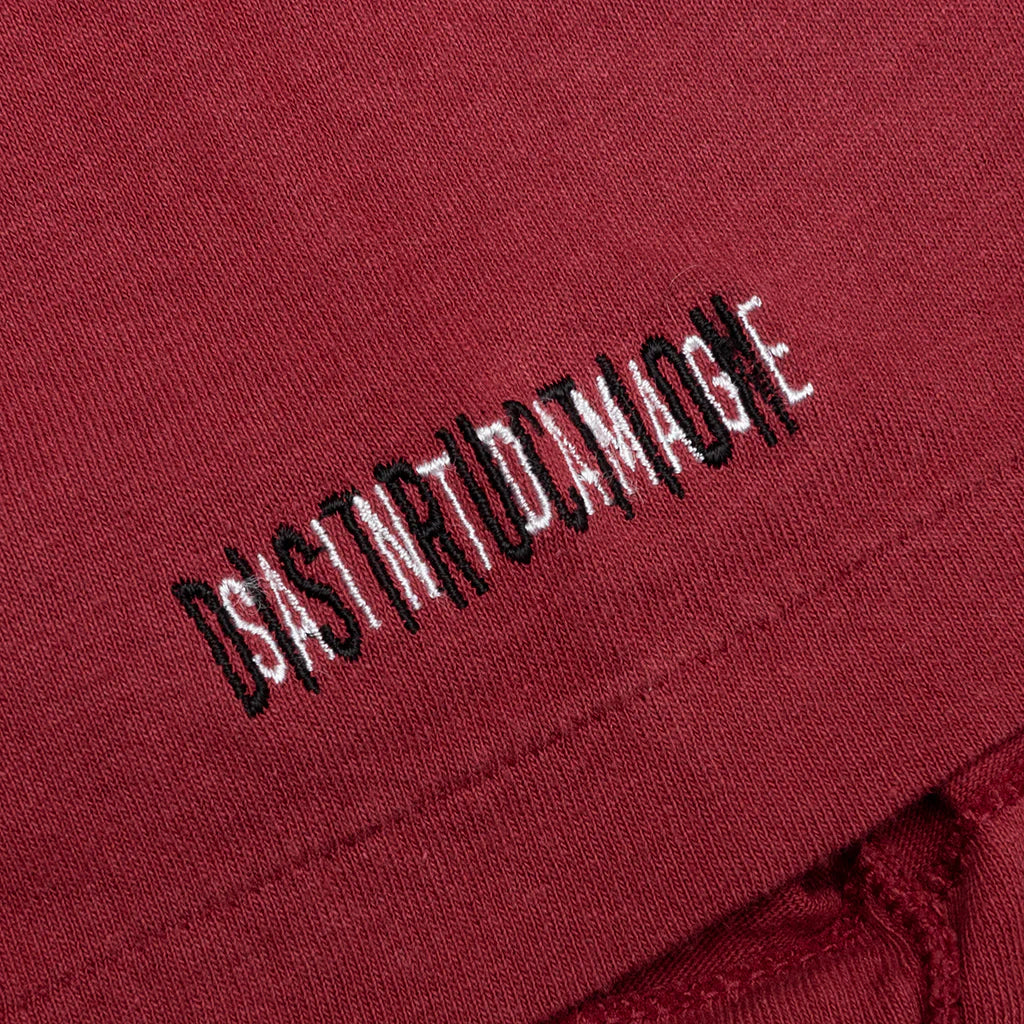 Saint Damage S S Tee Burgundy