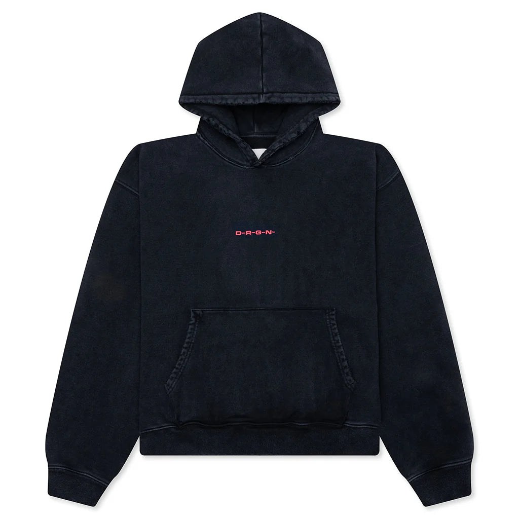 Feature x D R G N Helmet Hoodie Vintage Black