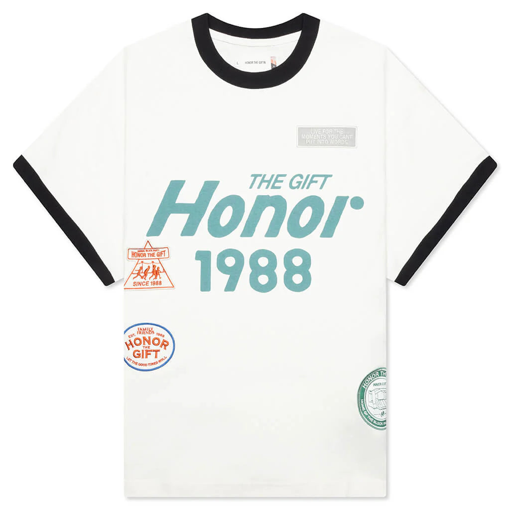 Multi Box Tee White