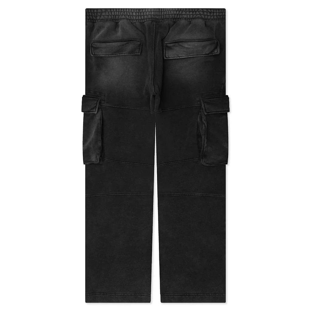 Jersey Cargo Pants Black
