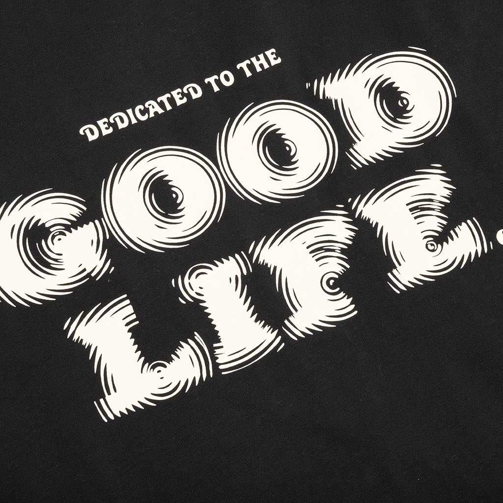 S S Mist T Shirt Black Wax