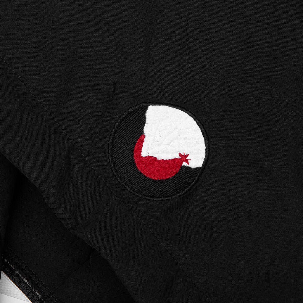 Lago Soccer Jersey Hoodie Black White Red