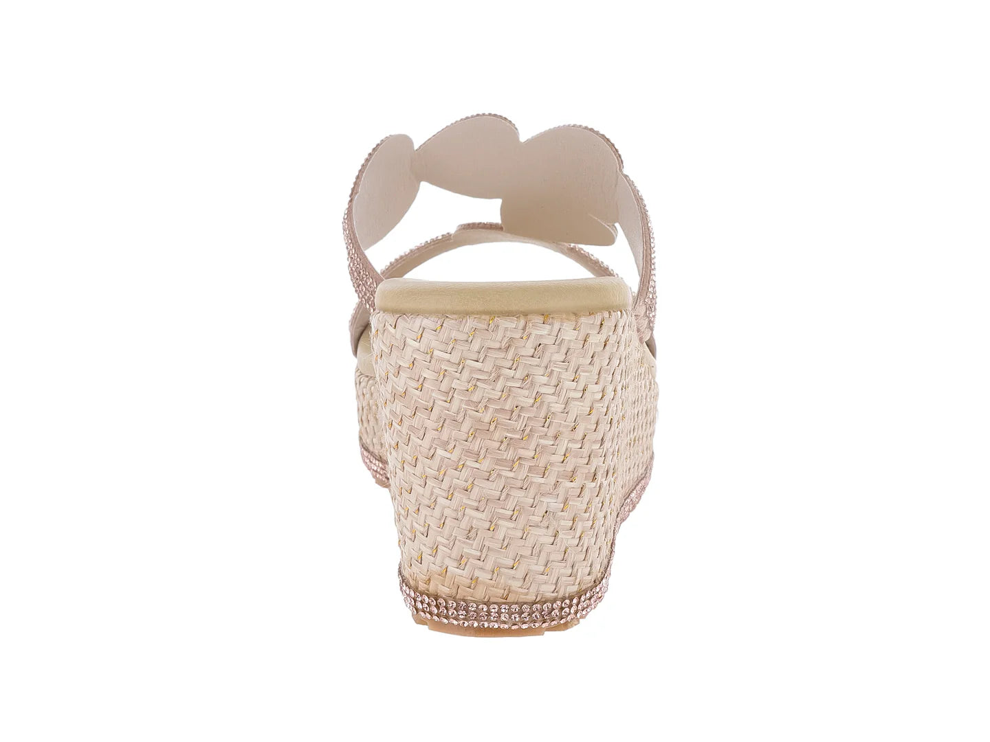 Sandalias de Plataforma Luna Rosa Oro Rosado para Mujer