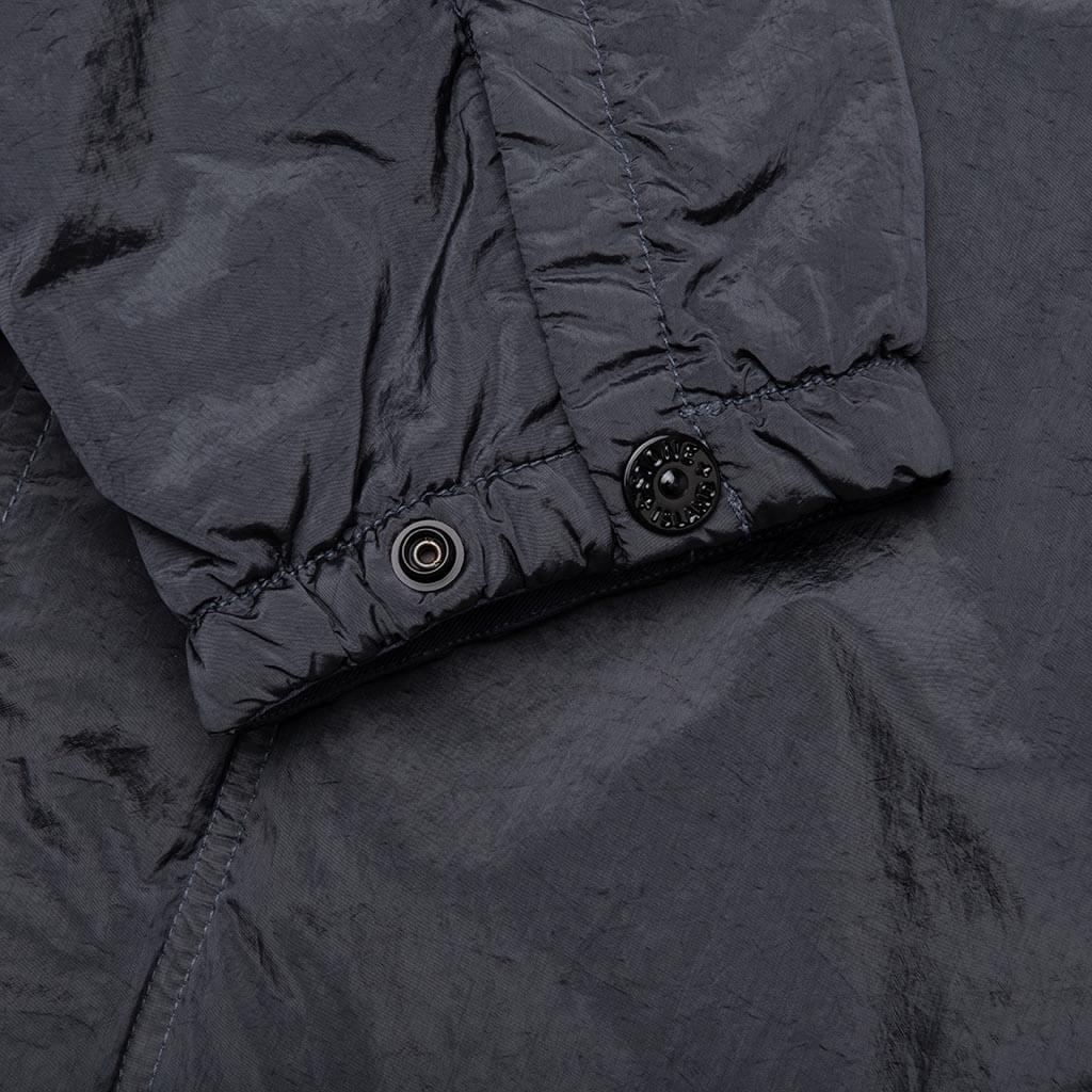 Nylon Coach Jacket Lead Grey