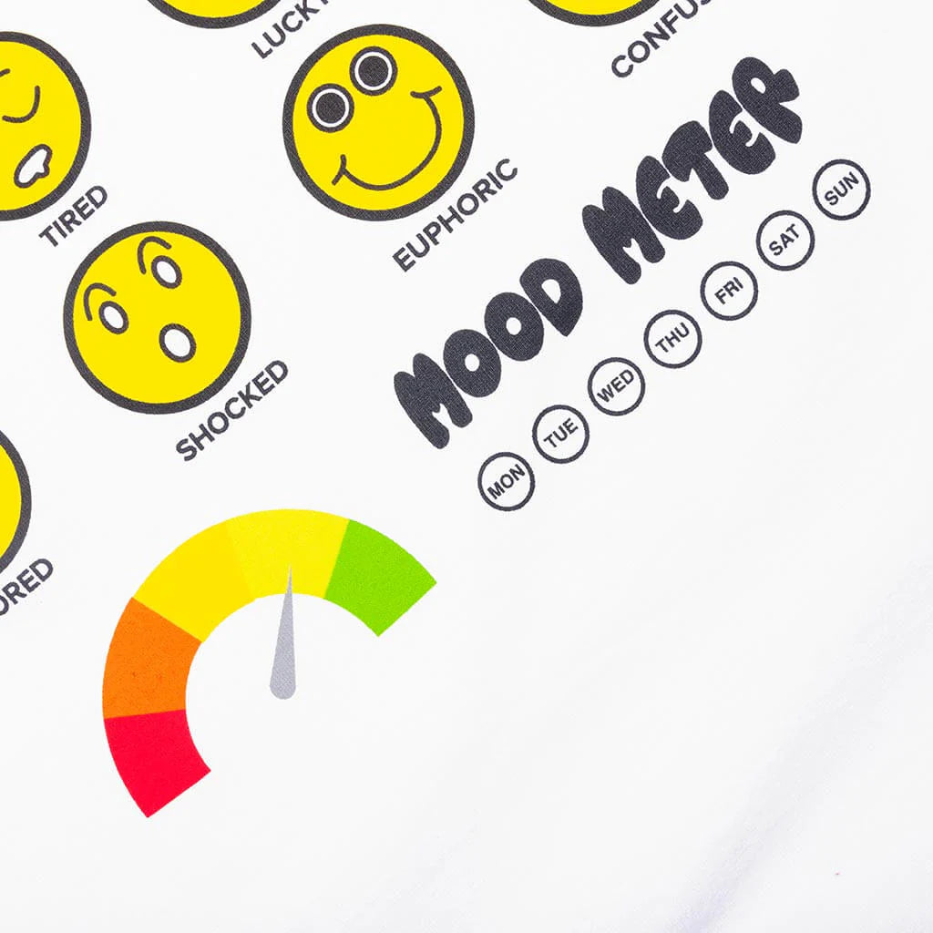 Mood Meter Tee White