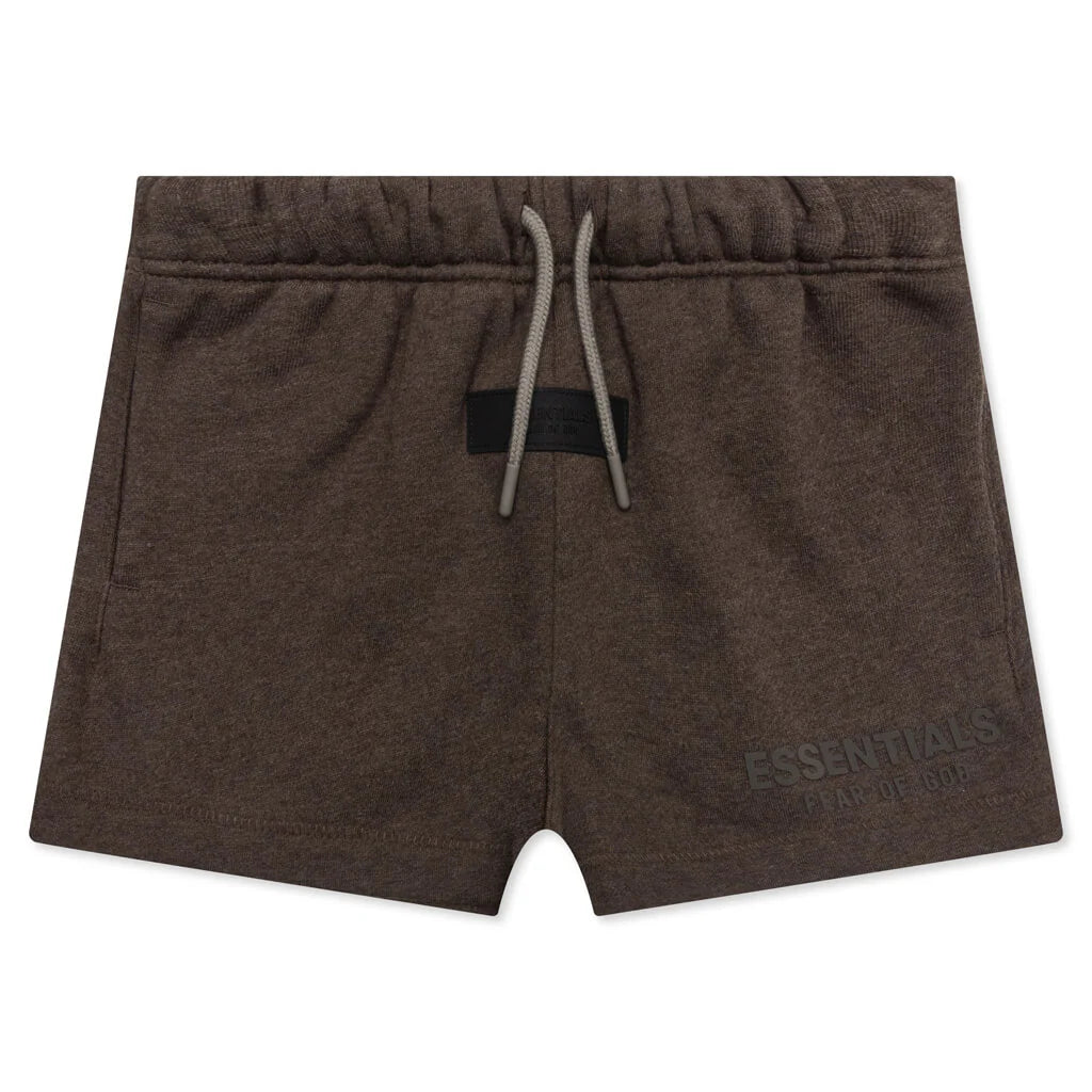 Essentials Kids Sweatshort Heather Wood