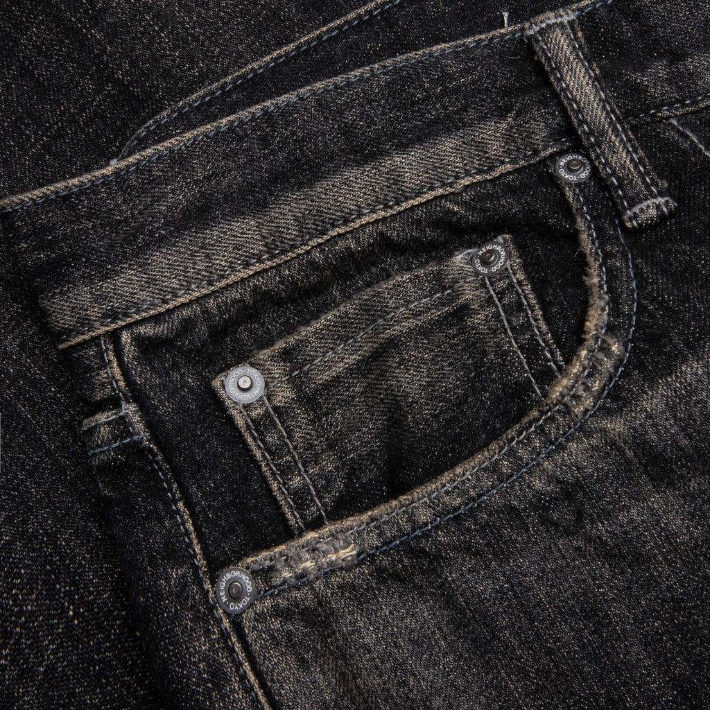 Savage Denim DP Basic Pants Black