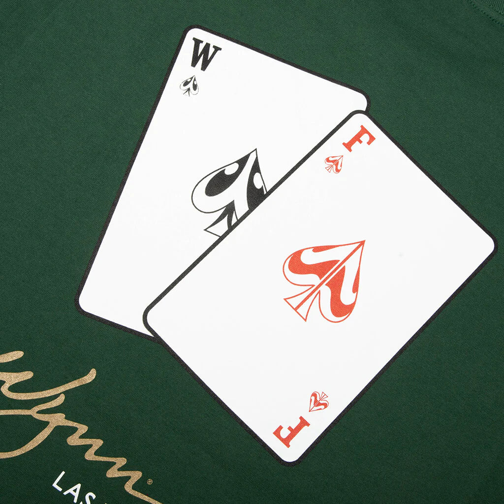 FEATURE x Wynn Cards Tee Dark Green