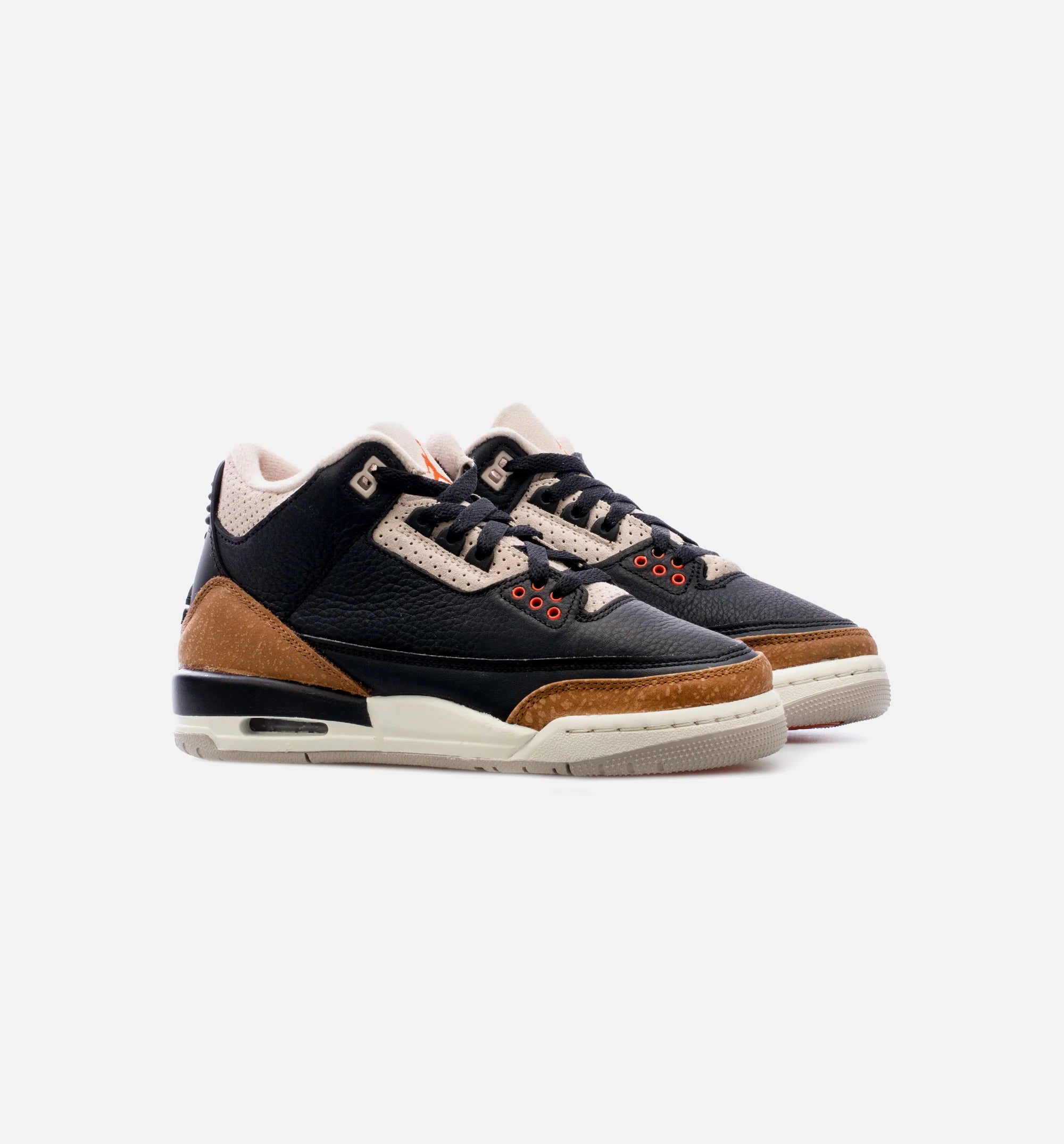 Air Jordan 3 Desert Elephant Grade School Lifestyle Shoe Brown Black Free Shipping